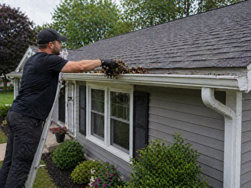 Garage Gutter Cleaning in Rochester, NY